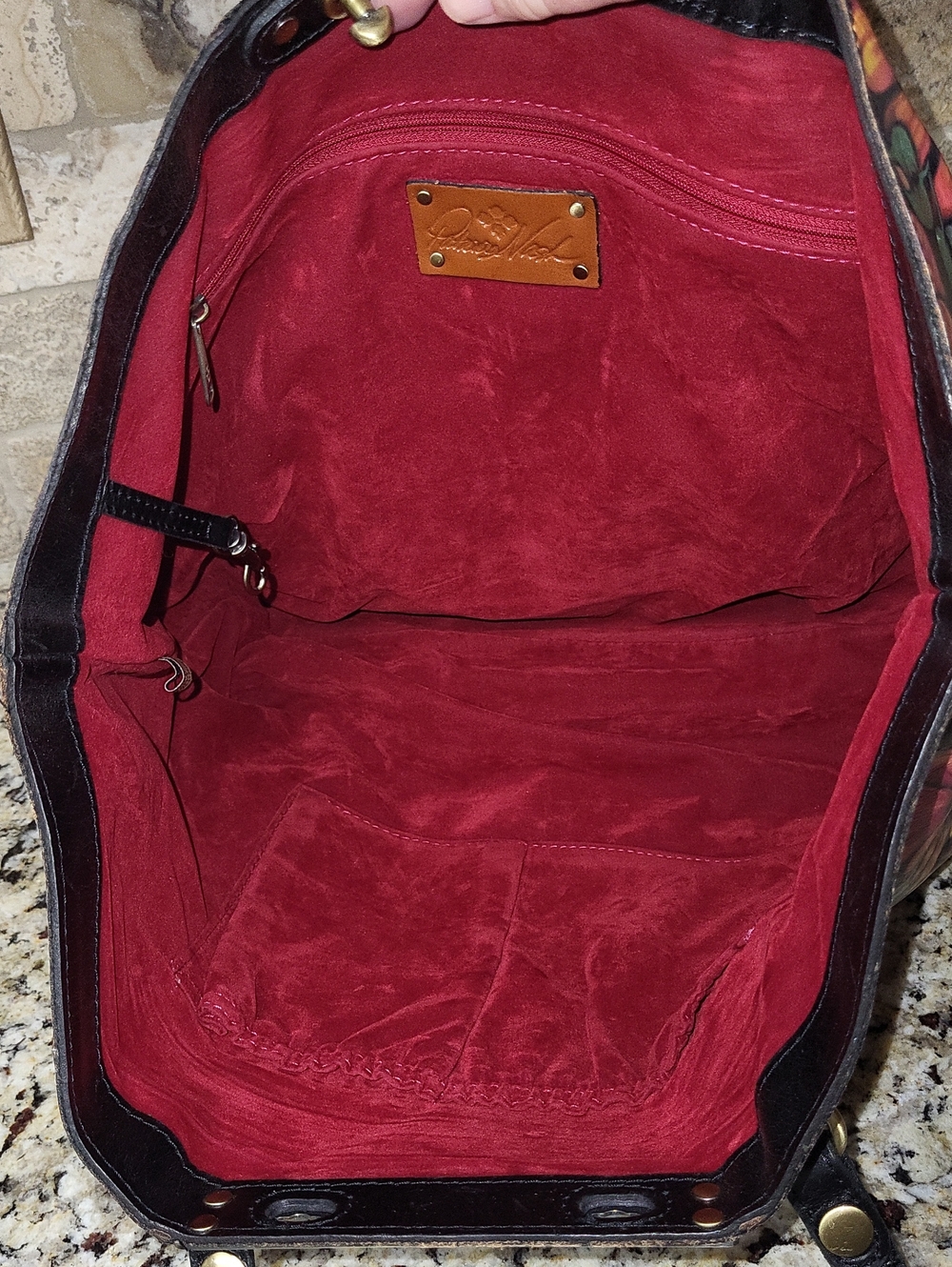 Patricia Nash Benvenuto Tote Tropical Escape - Picture 10 of 12